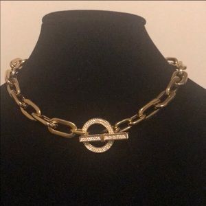 Michael Kors Cityscape link toggle necklace